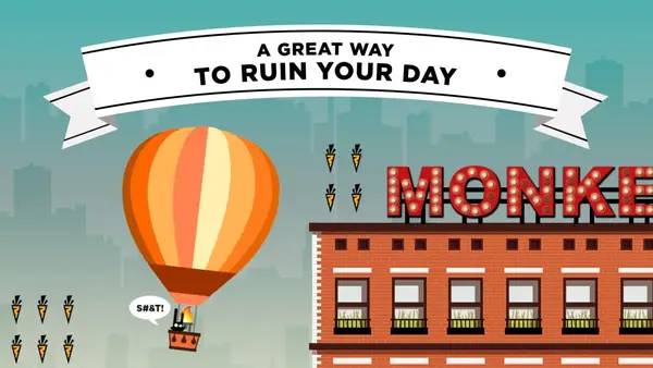 Интерфейс Run Rabbit Run во время прохождения