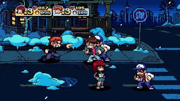 Интерфейс Scott Pilgrim vs. The World  The Game – Complete Edition во время прохождения