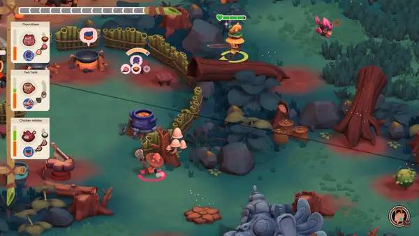 Интерфейс SEDAP! A Culinary Adventure во время прохождения