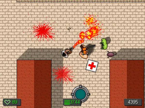 Интерфейс Serious Sam The Greek Encounter во время прохождения