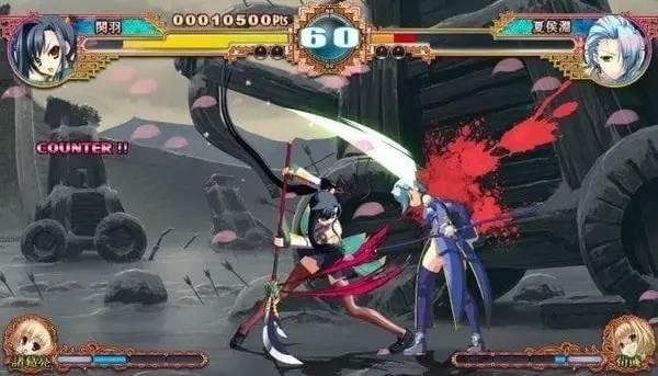 Интерфейс Shin Koihime Musou Otome Taisen Sangokushi Engi во время прохождения