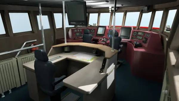Интерфейс Ship Simulator Maritime Search and Rescue во время прохождения