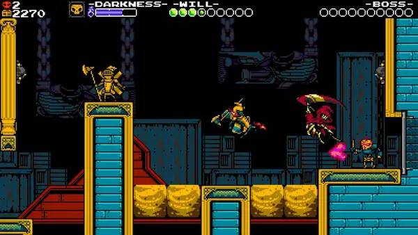 Интерфейс Shovel Knight Specter of Torment во время прохождения