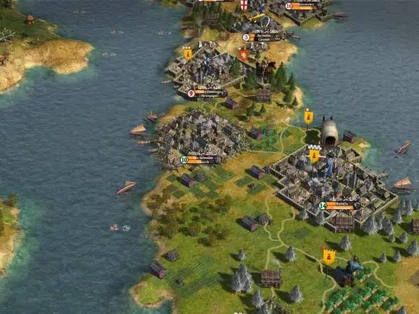 Интерфейс Sid Meier's Civilization 4 Colonization во время прохождения