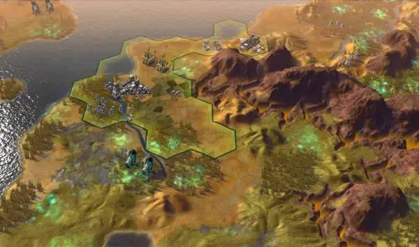 Интерфейс Sid Meier's Civilization Beyond Earth во время прохождения