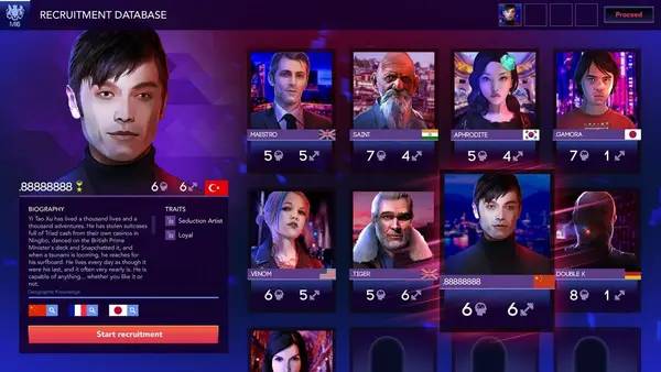 Интерфейс Sigma Theory Global Cold War во время прохождения