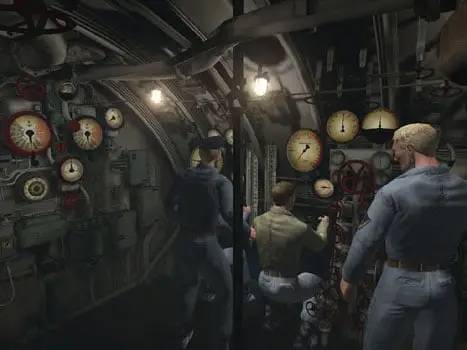 Интерфейс Silent Hunter 3 во время прохождения