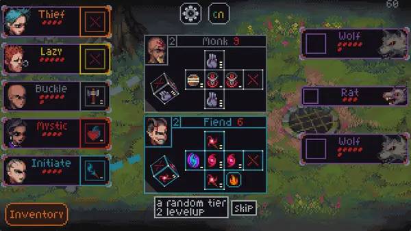 Интерфейс Slice and Dice во время прохождения