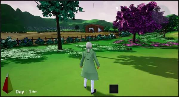 Интерфейс Slice of Life Fantasy во время прохождения