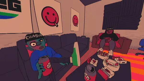 Интерфейс SLUDGE LIFE The BIG MUD Sessions во время прохождения