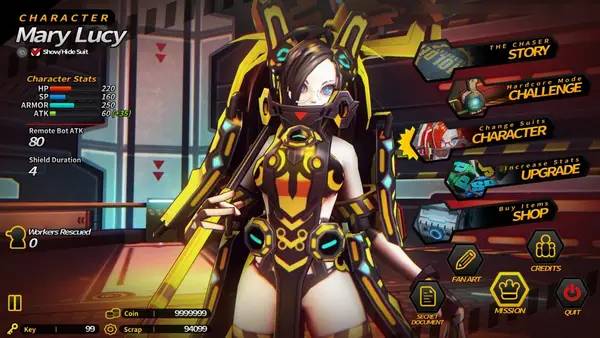 Интерфейс SMASHING THE BATTLE во время прохождения