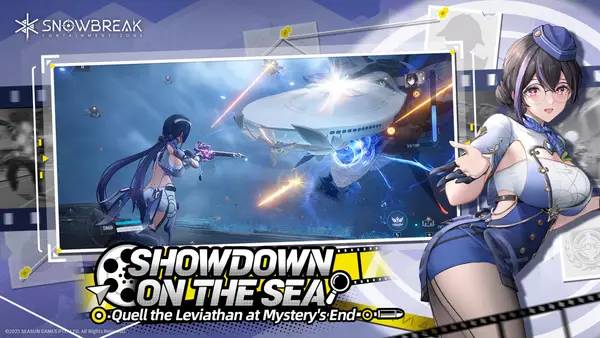 Интерфейс Snowbreak Containment Zone во время прохождения