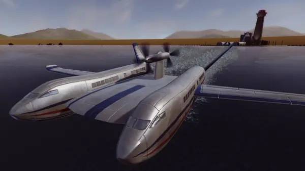 Интерфейс Soviet Monsters Ekranoplans во время прохождения