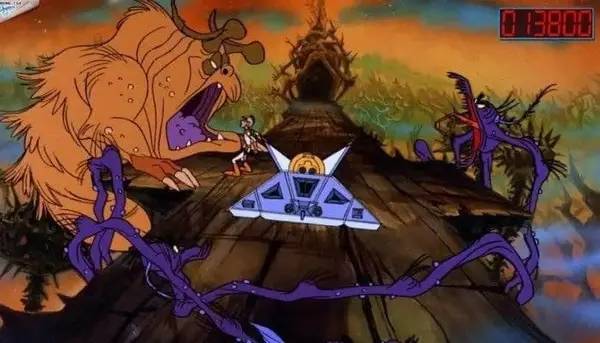 Интерфейс Space Ace Remastered во время прохождения