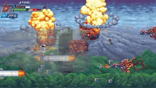 Интерфейс Space Dragons во время прохождения