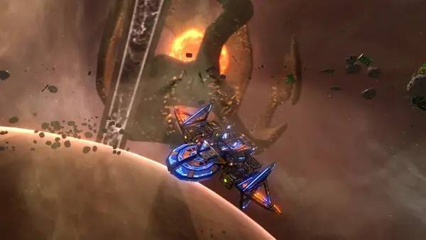 Интерфейс Space Pirates And Zombies 2 во время прохождения