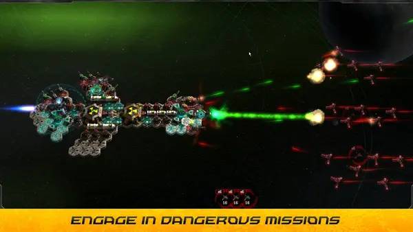 Интерфейс Space Run во время прохождения