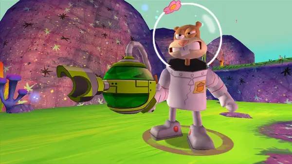 Интерфейс SpongeBob SquarePants Plankton's Robotic Revenge во время прохождения