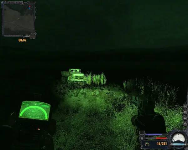 Интерфейс Сталкер Clear Sky - Zmeelov во время прохождения