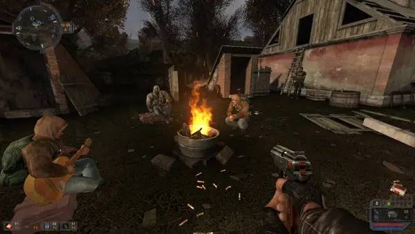 Интерфейс Сталкер Плохая компания - ДИЛОГИЯ во время прохождения