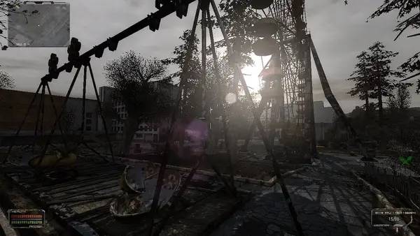 Интерфейс Сталкер Shadow of Chernobyl - EPILOGUE во время прохождения