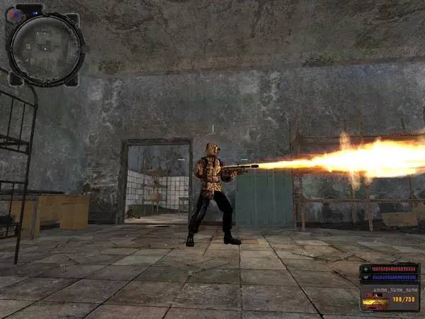 Интерфейс Сталкер Shadow of Chernobyl - Закон Меченого 1-2 во время прохождения