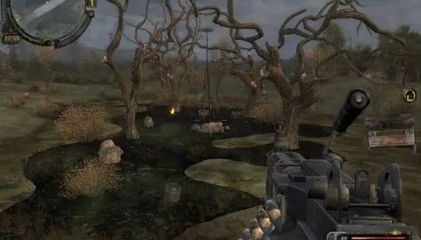 Интерфейс Сталкер Зов Припяти Снайпер во время прохождения