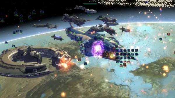 Интерфейс Star Wars Empire at War Expanded - Fall of the Republic во время прохождения