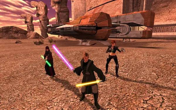 Интерфейс STAR WARS Knights of the Old Republic 2 - The Sith Lords во время прохождения