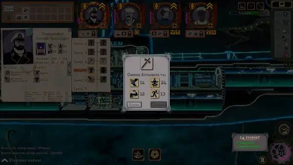 Интерфейс Stirring Abyss во время прохождения