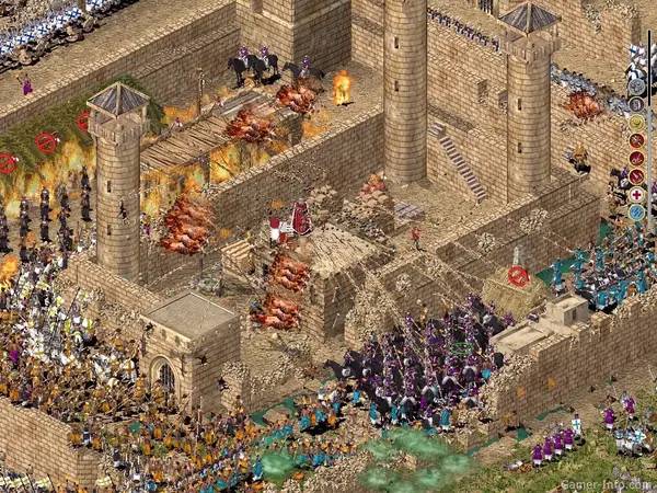Интерфейс Stronghold Crusader Extreme во время прохождения
