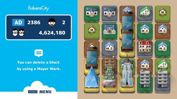 Интерфейс SUBARACITY во время прохождения