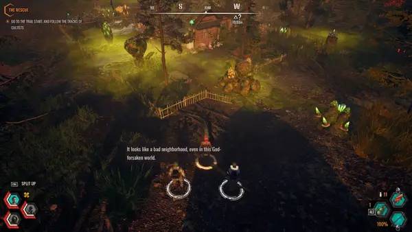 Интерфейс Survive the Fall во время прохождения