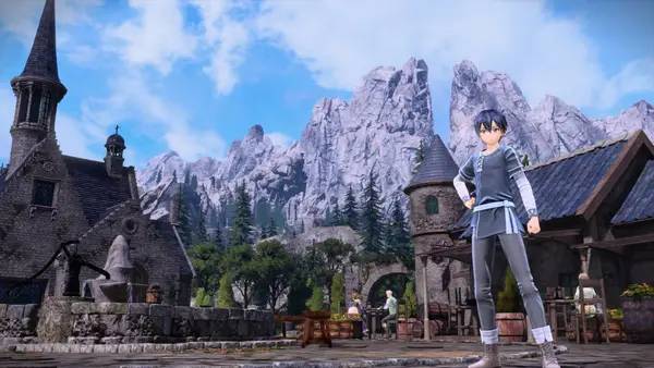 Интерфейс SWORD ART ONLINE Alicization Lycoris во время прохождения