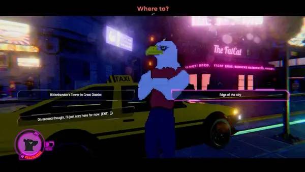 Интерфейс Techno Banter во время прохождения