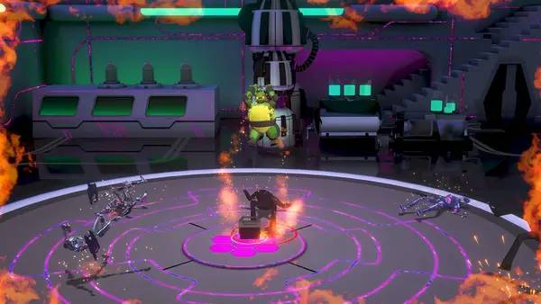 Интерфейс Teenage Mutant Ninja Turtles Arcade  Wrath of the Mutants во время прохождения