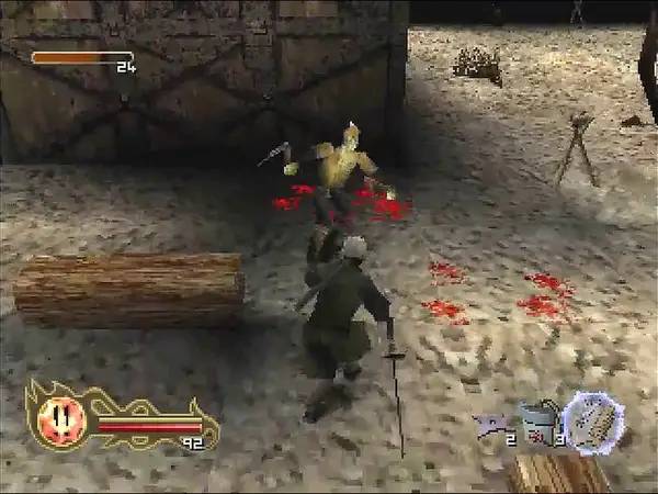 Интерфейс Tenchu 2 Birth of the Stealth Assassins во время прохождения