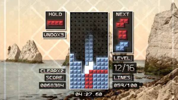 Интерфейс TETRACHROMA во время прохождения