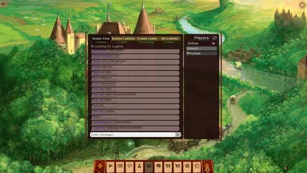 Интерфейс The Castles of Burgundy во время прохождения