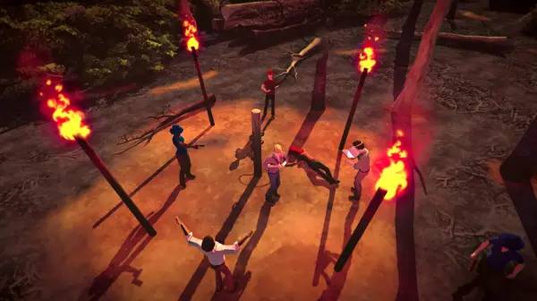 Интерфейс The Church in the Darkness во время прохождения