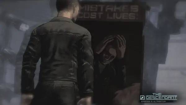 Интерфейс The Descendant во время прохождения