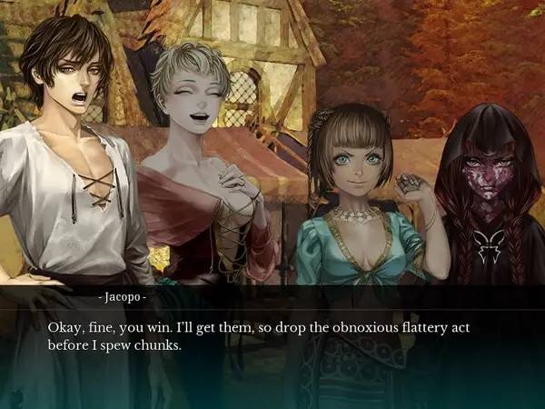 Интерфейс The House in Fata Morgana  A Requiem for Innocence во время прохождения