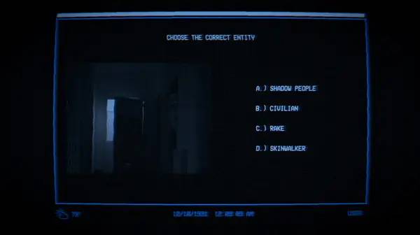 Интерфейс The Lancaster Leak - Entity Exam во время прохождения