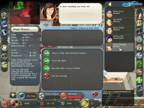 Интерфейс The Mastermind во время прохождения