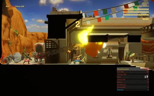 Интерфейс The Showdown Effect во время прохождения