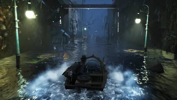 Интерфейс The Sinking City во время прохождения