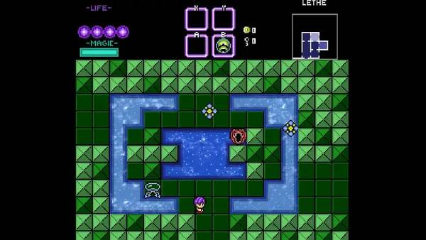 Интерфейс The Spectral Web Hitodama во время прохождения