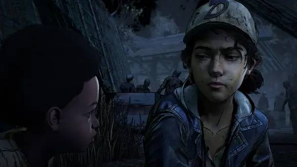 Интерфейс The Walking Dead The Final Season во время прохождения