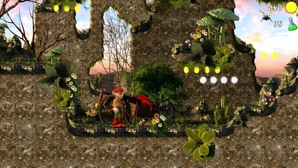 Интерфейс Тибор Сказка о Добром Вампире во время прохождения