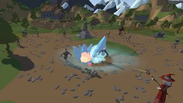 Интерфейс Toe To Toe VR Party Games во время прохождения